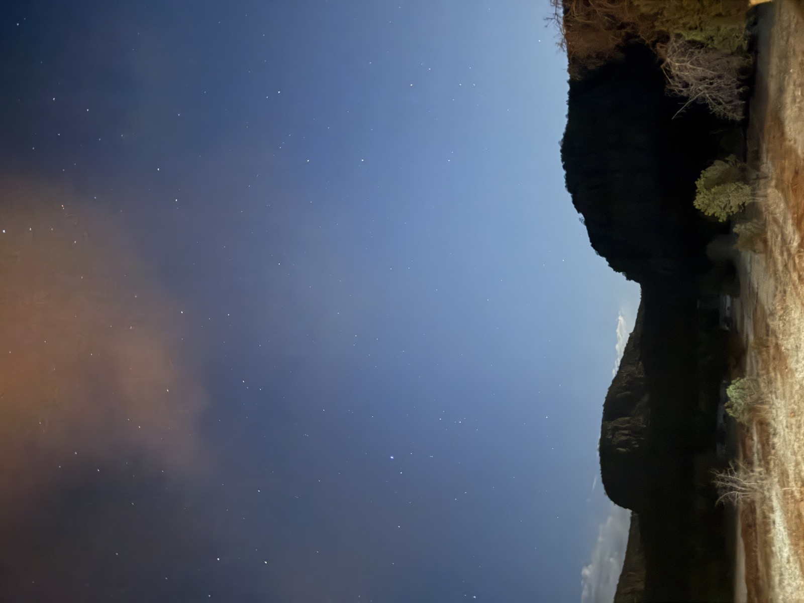 Night sky over the Sierra Madre